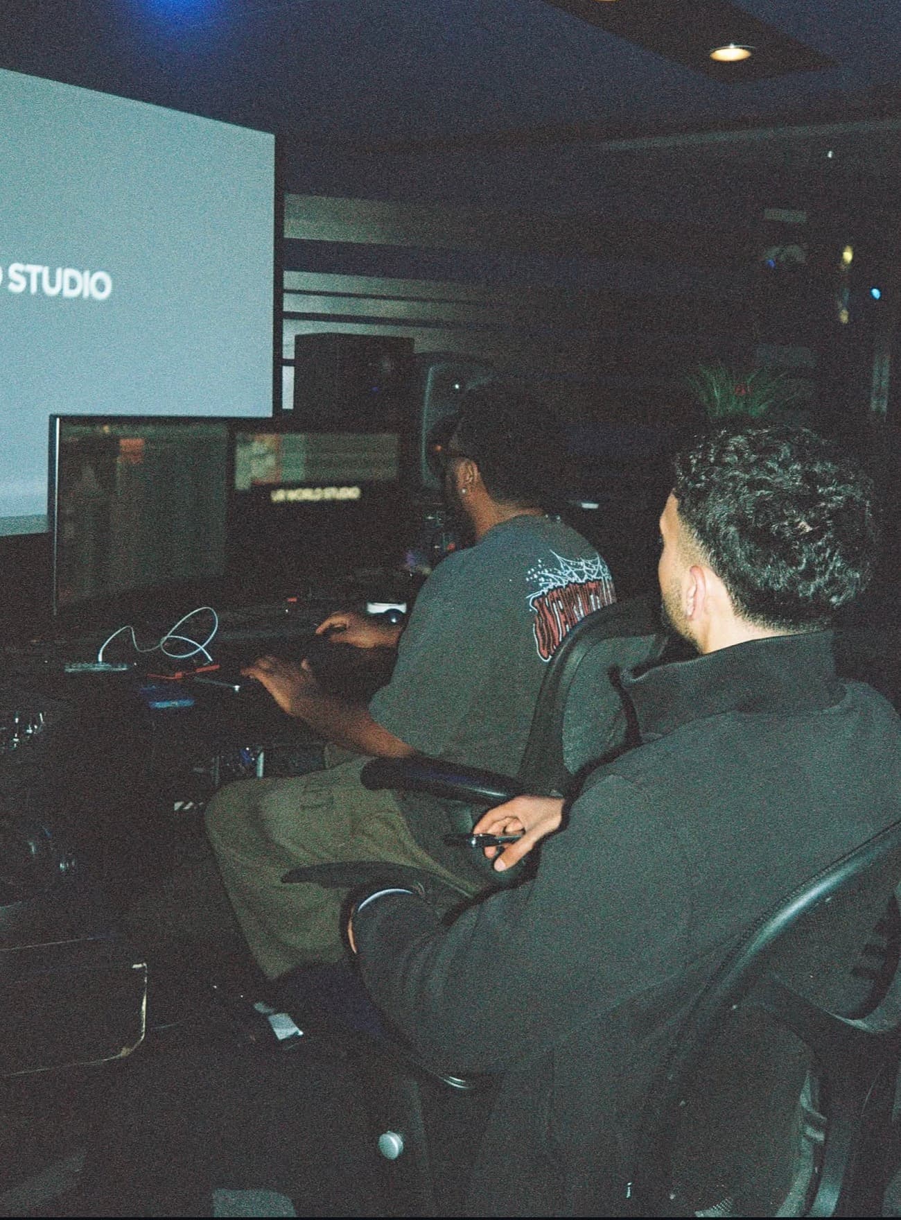 Behind the scenes at UR World recording studio